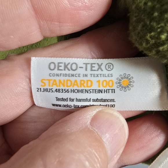 Lands' End Unisex AppleGreen LongSleeve Quarter-Zip Fleece Pullover Size M 38-40 - Picture 11 of 11